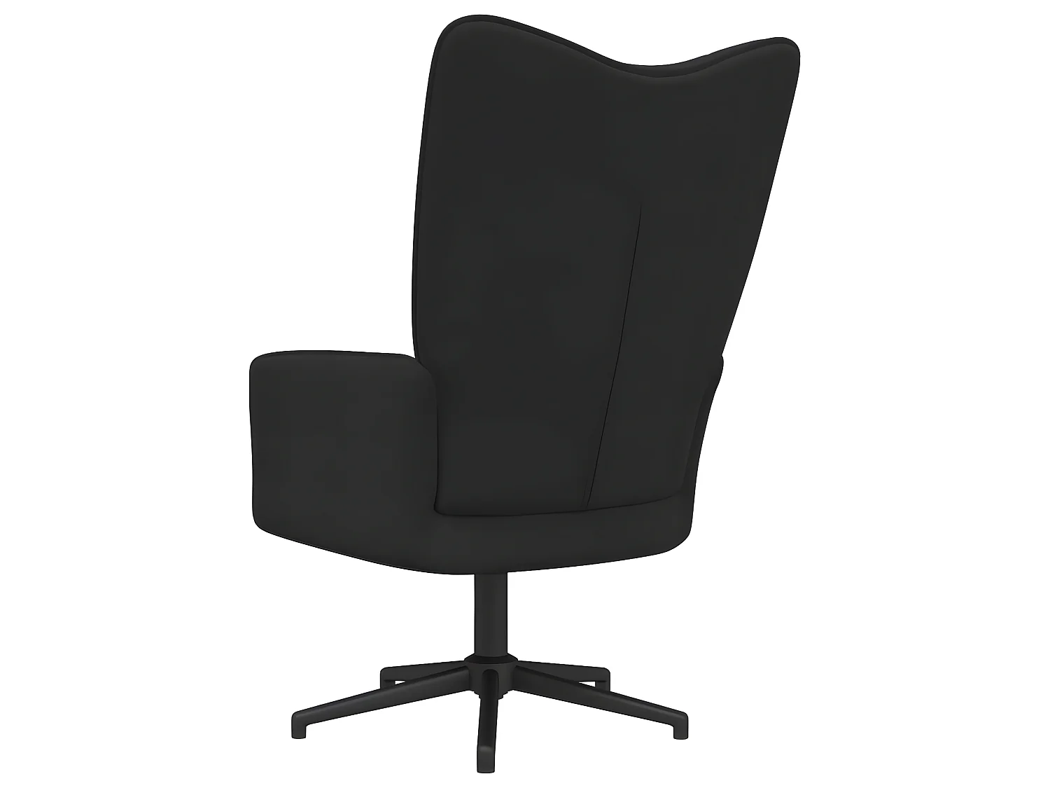 Chaise de relaxation Noir Velours