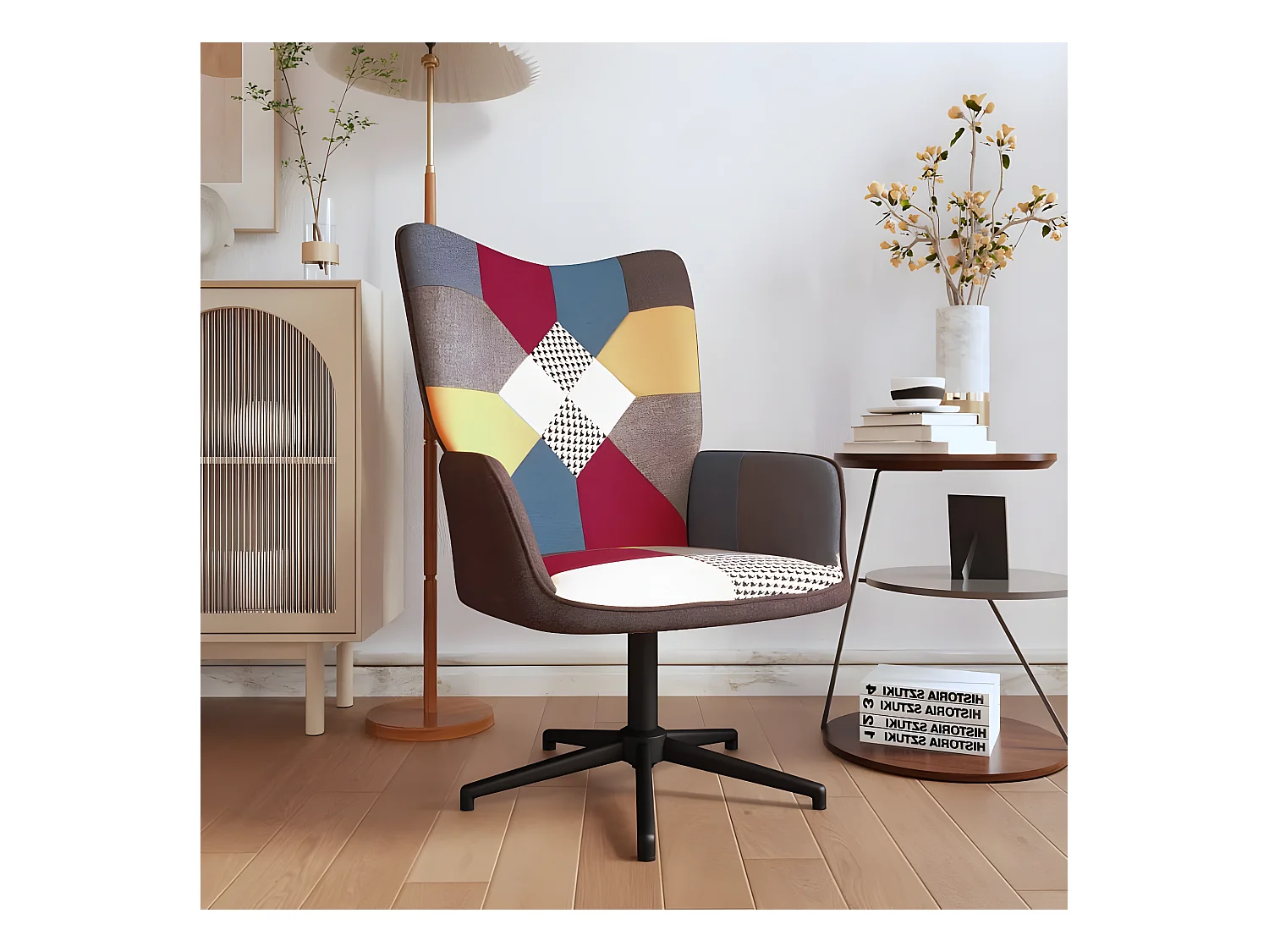 Poltrona relax in tessuto Patchwork