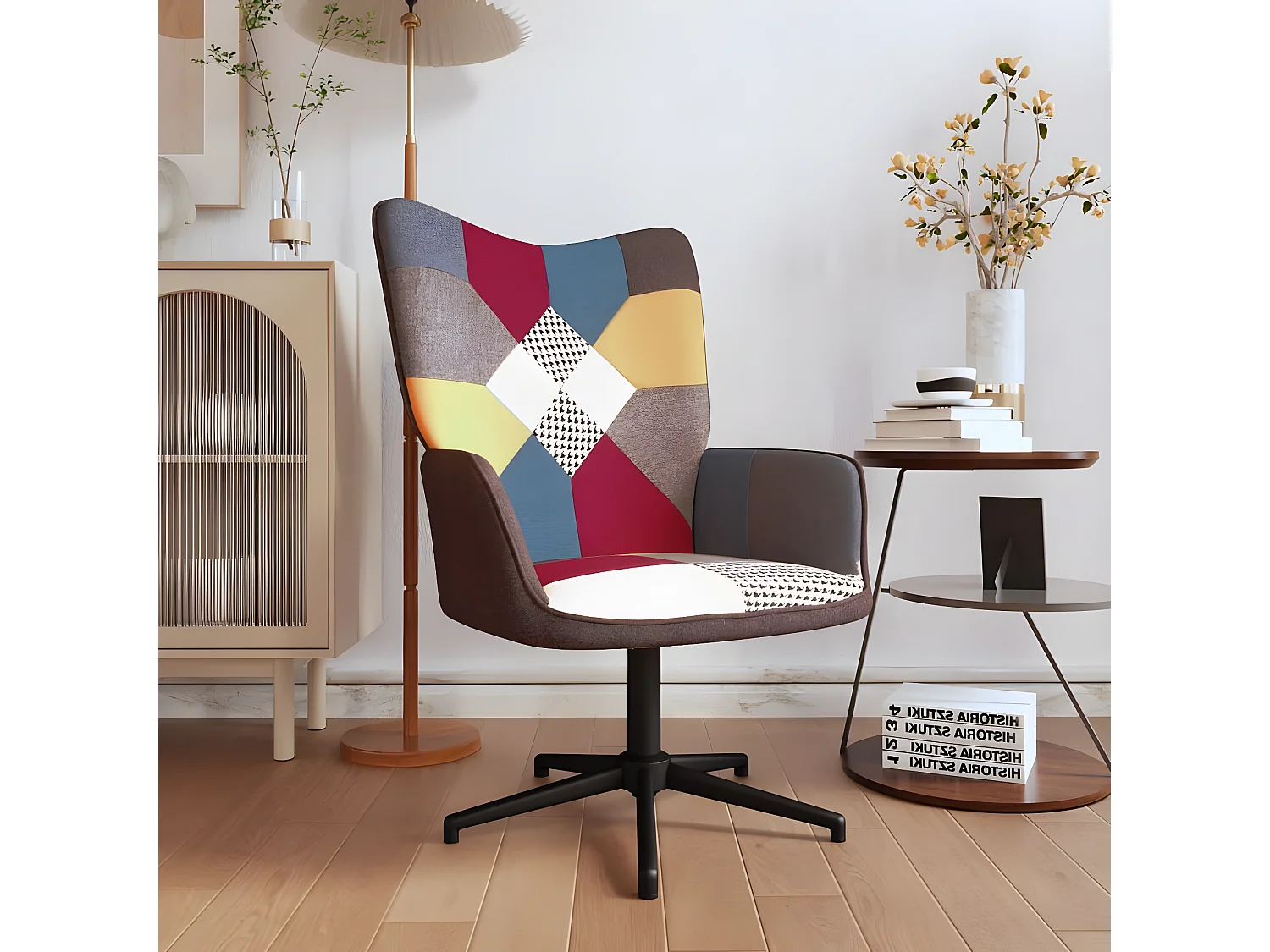 Poltrona relax in tessuto Patchwork