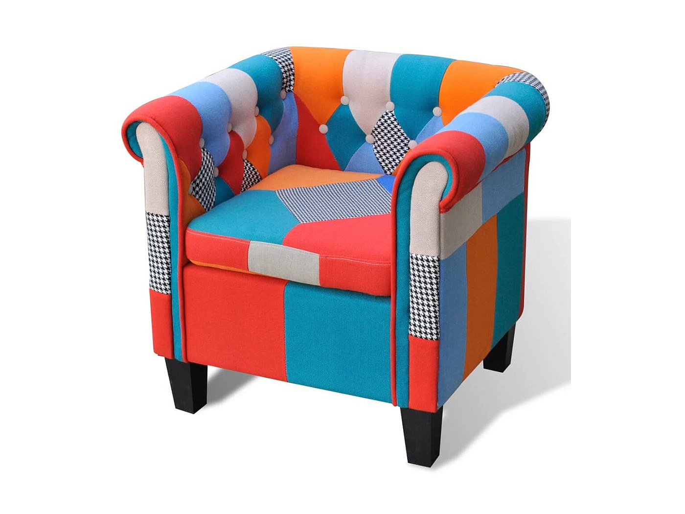 Poltroncina Imbottita In Cotone Con Personaggi – Made In Italy, Sfoderabile E Lavabile, Per Bambini