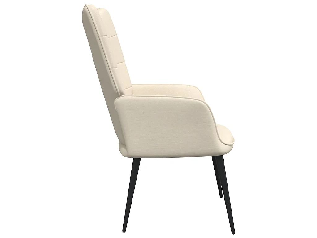 Poltrona relax Tessuto Crema