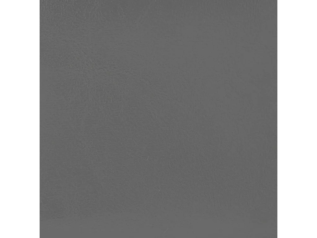 Fauteuil cabriolet avec repose-pied gris similicuir