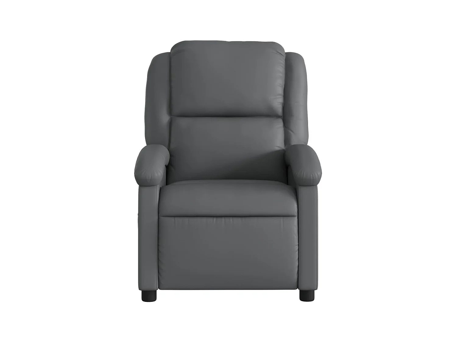 Fauteuil de massage inclinable Gris Similicuir