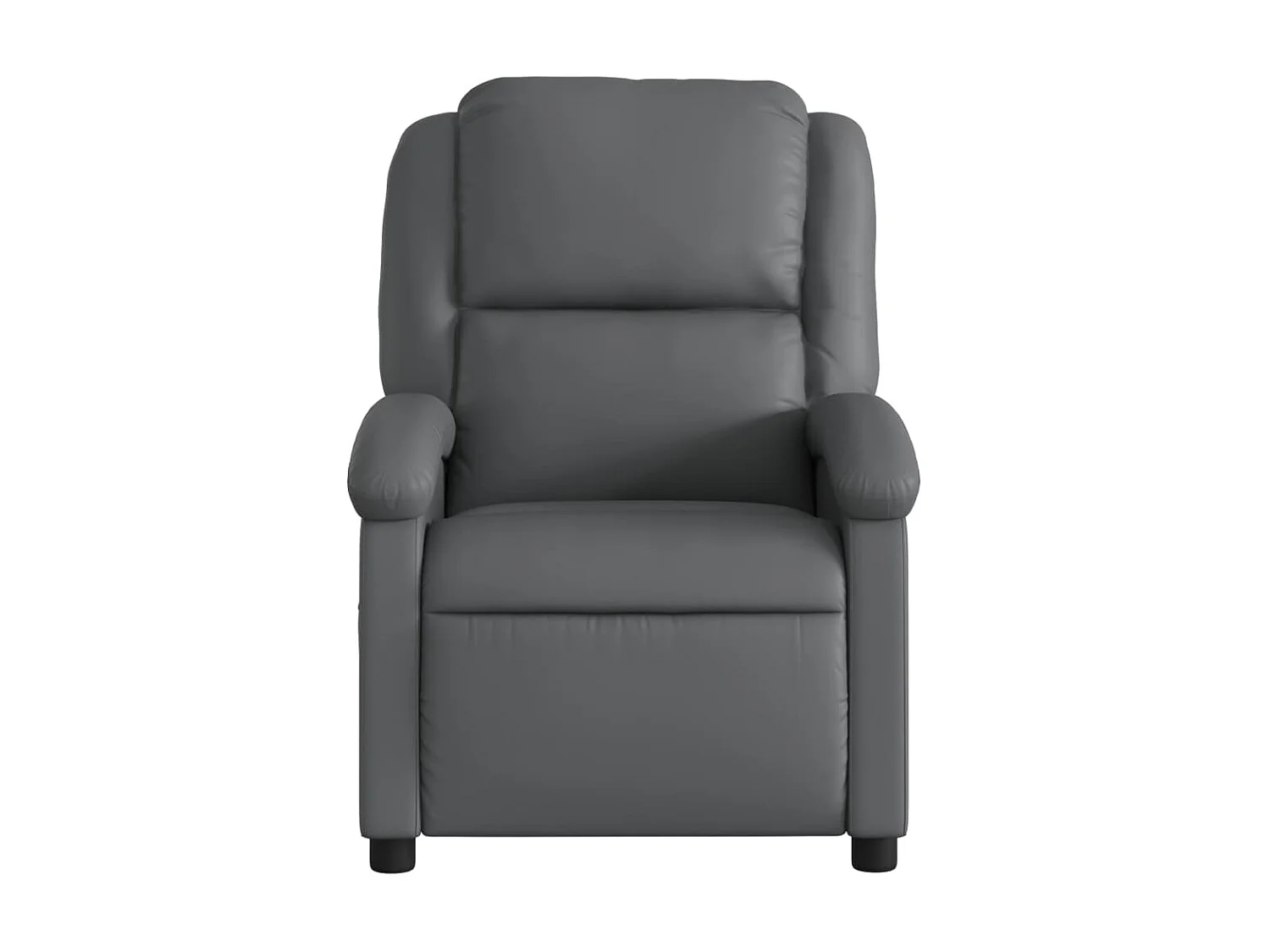 Fauteuil de massage inclinable Gris Similicuir