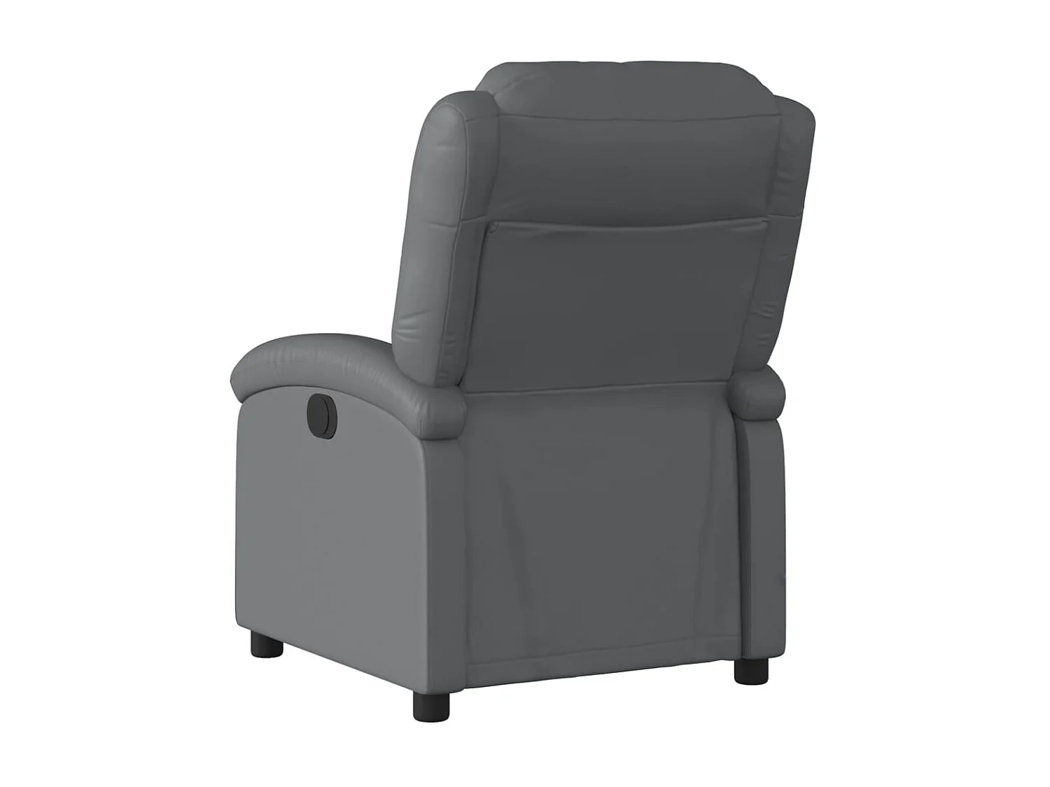Fauteuil de massage inclinable Gris Similicuir