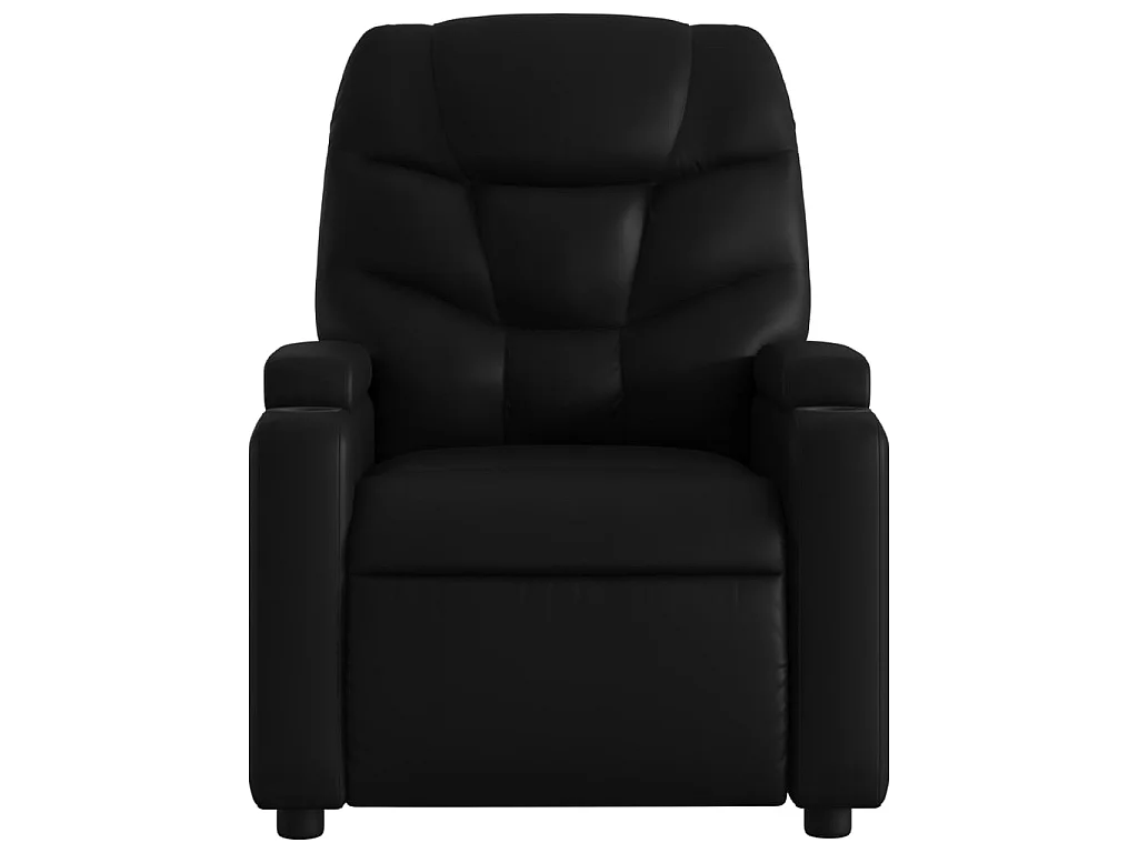 Fauteuil inclinable Noir Similicuir