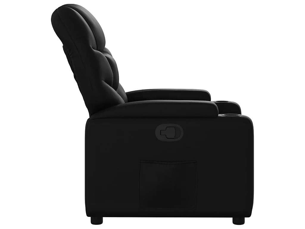 Fauteuil inclinable Noir Similicuir