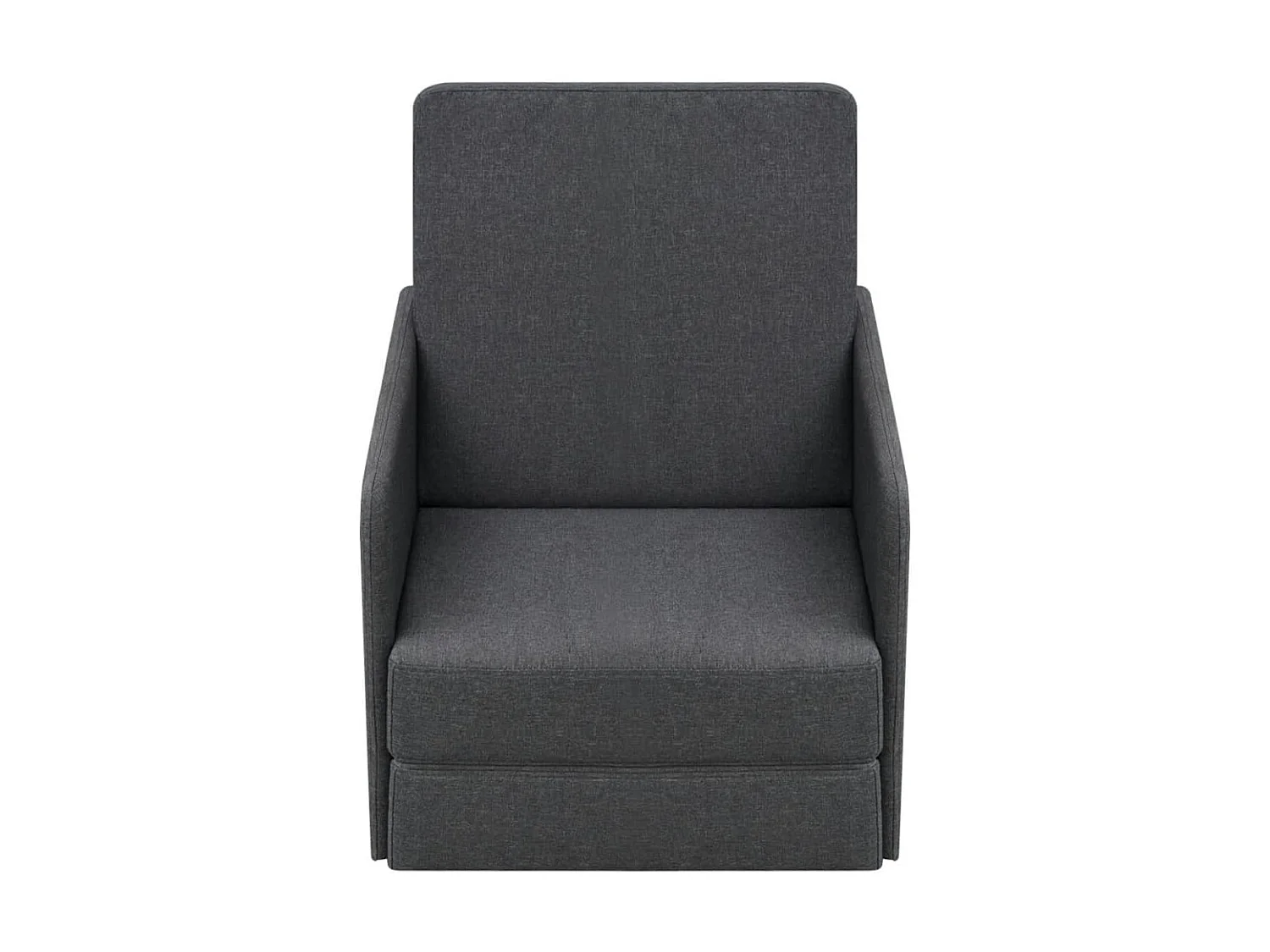 Fauteuil convertible Gris foncé Tissu