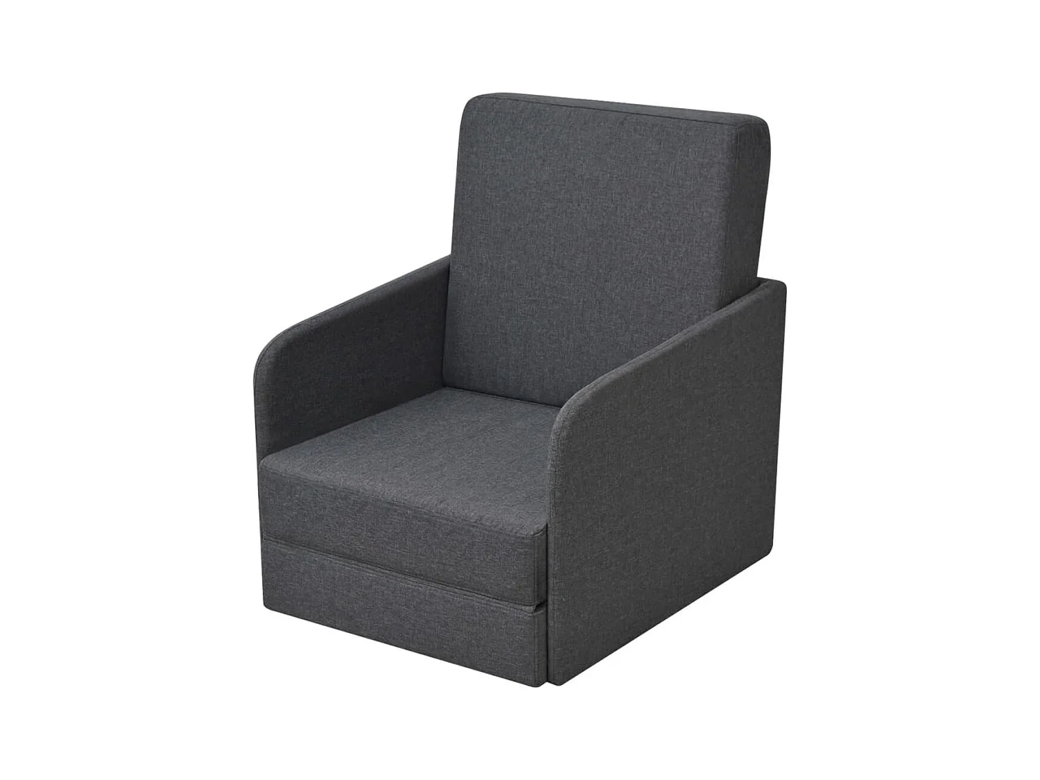 Poltrona trasformabile Tessuto grigio scuro