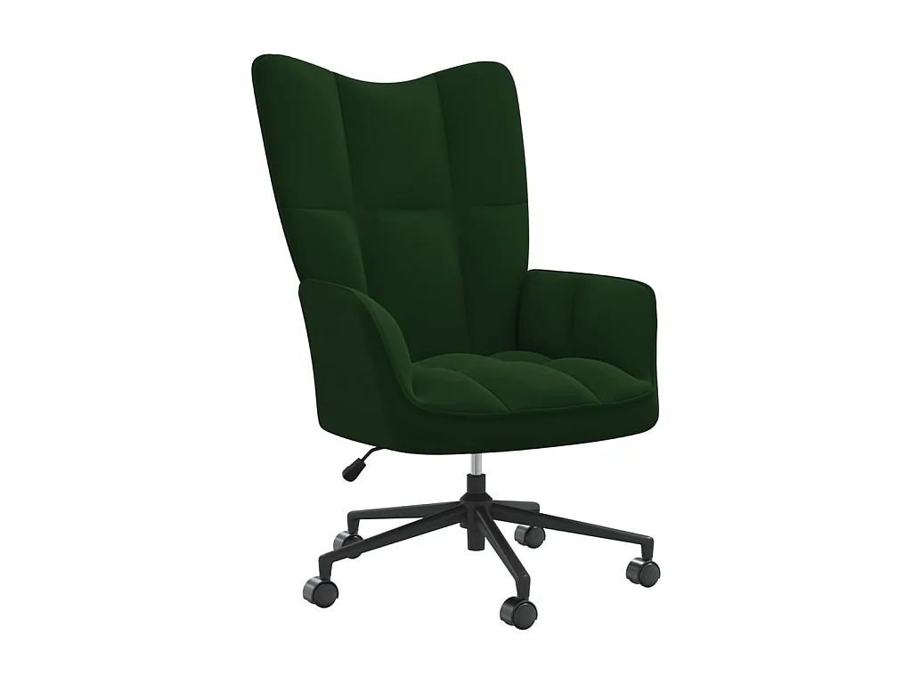 Relaxstoel Donkergroen Fluweel