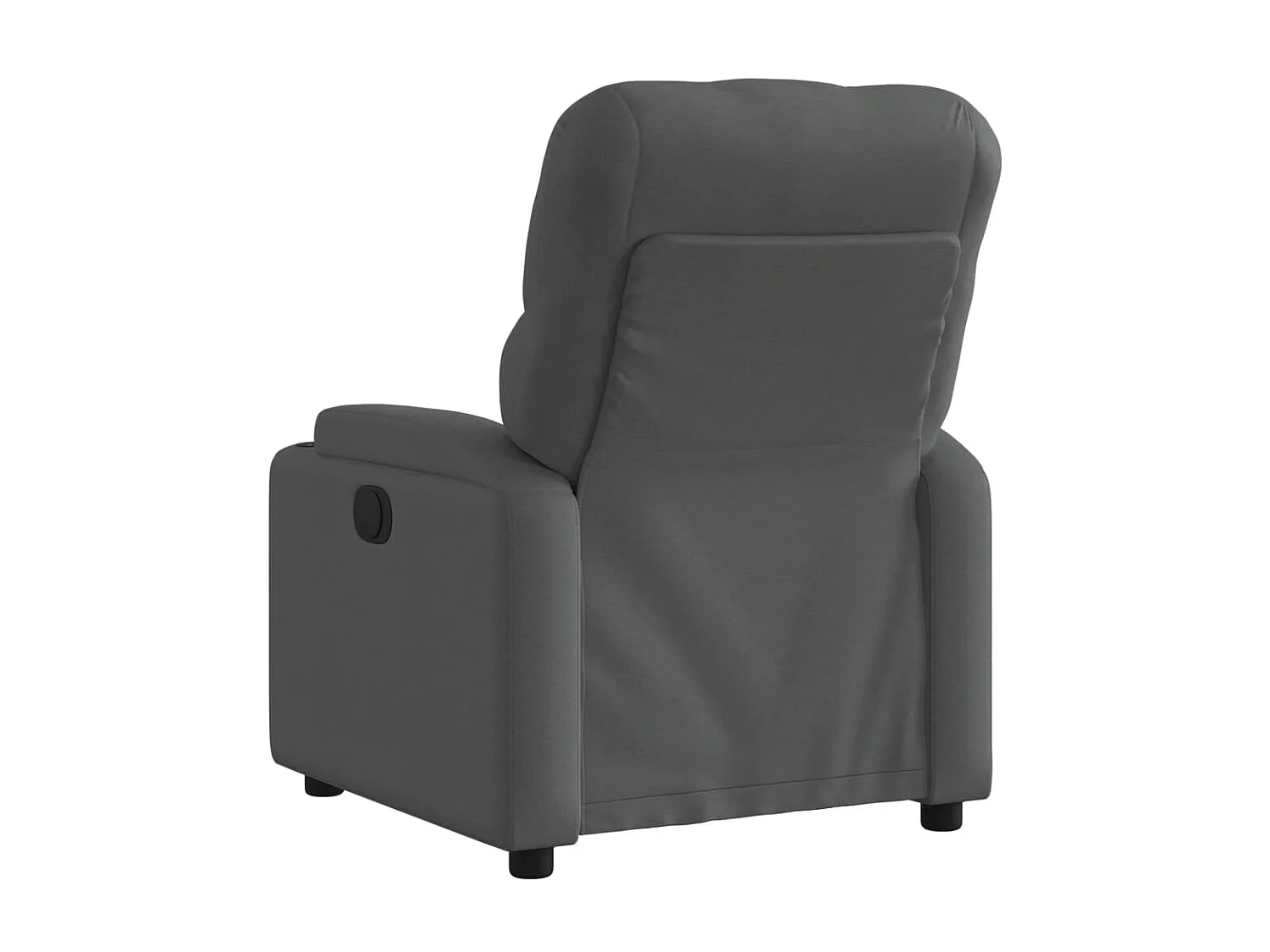 Fauteuil inclinable Gris foncé Tissu