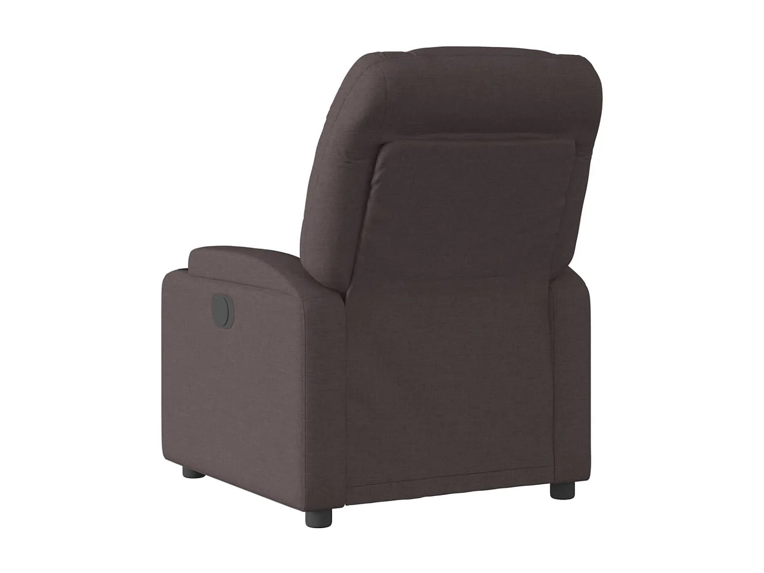 Fauteuil inclinable Marron foncé Tissu