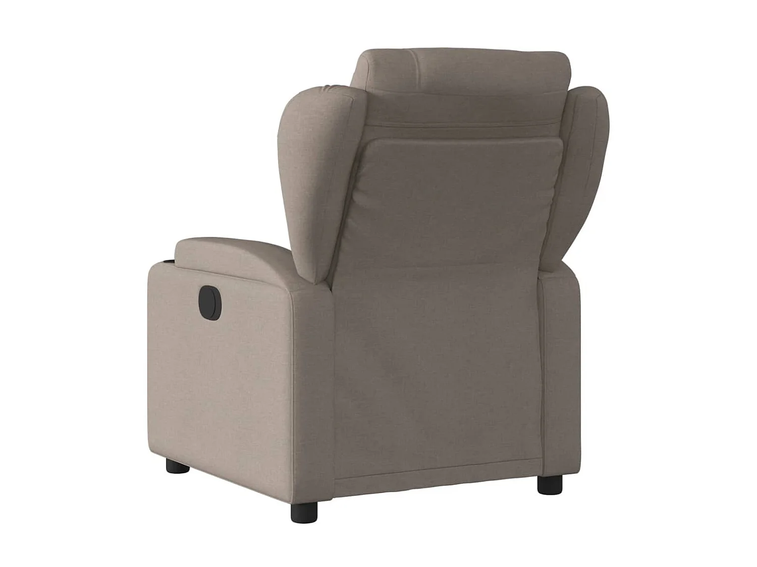 Poltrona reclinável em tecido cinza