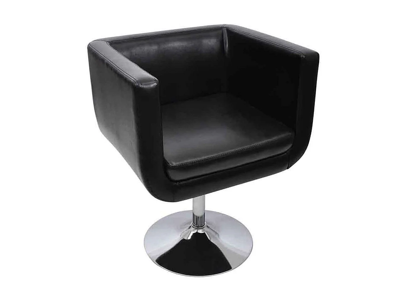 Chaise de bar Noir Similicuir