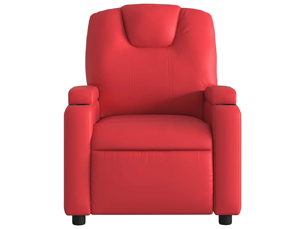 Fauteuil inclinable Rouge Similicuir