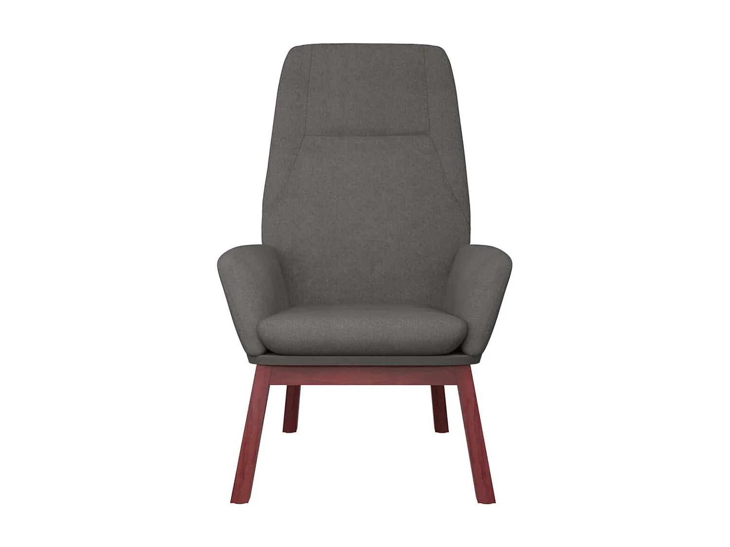 Chaise de relaxation Gris clair Tissu