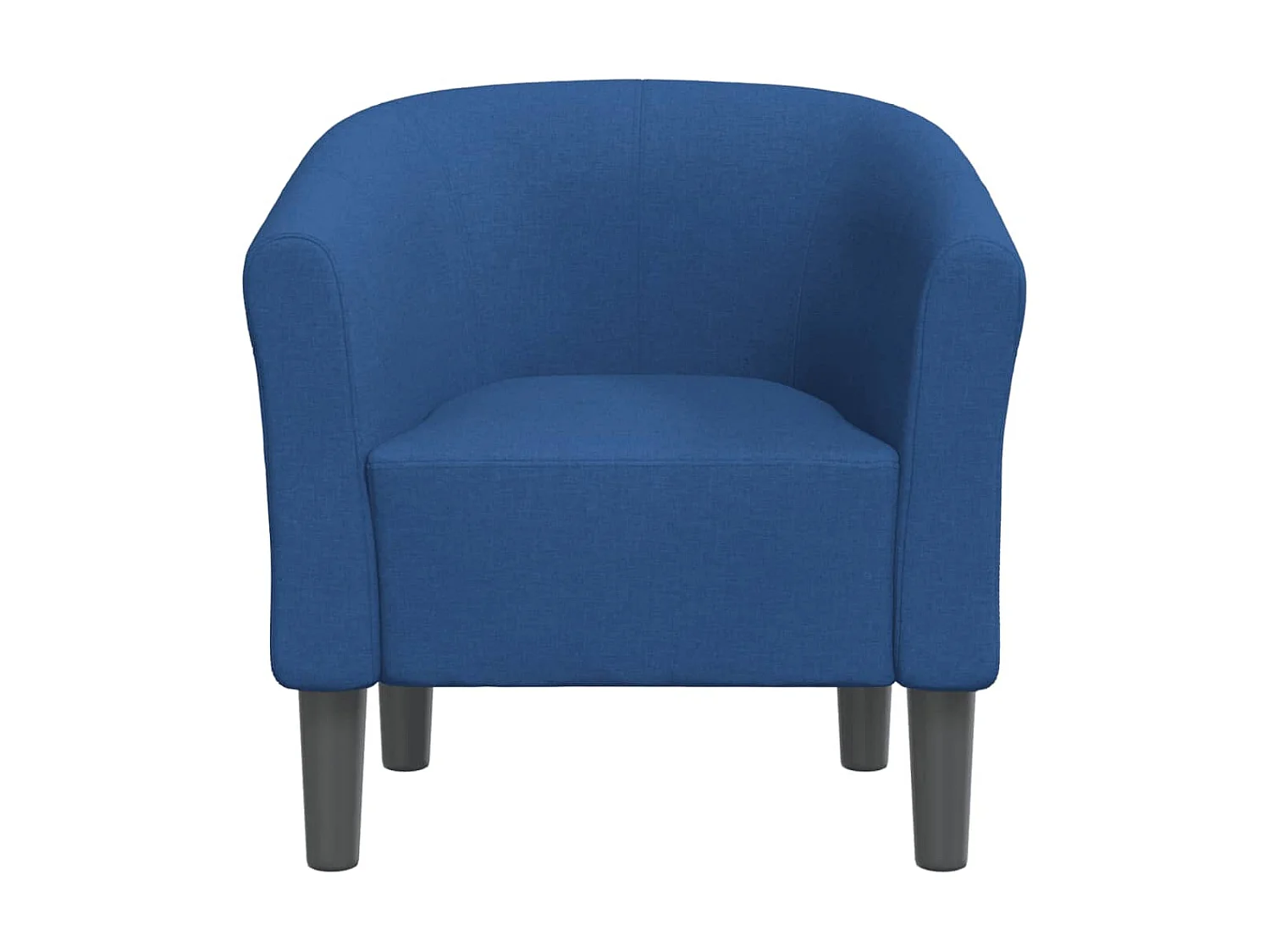 Fauteuil cabriolet bleu tissu