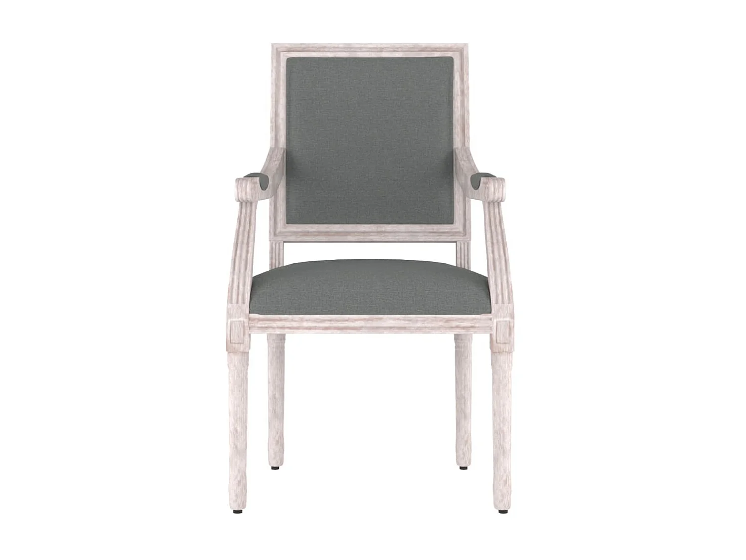 Donkergrijze fauteuil 54x59x99 cm stof