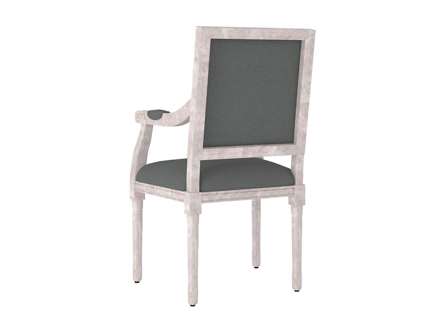 Donkergrijze fauteuil 54x59x99 cm stof