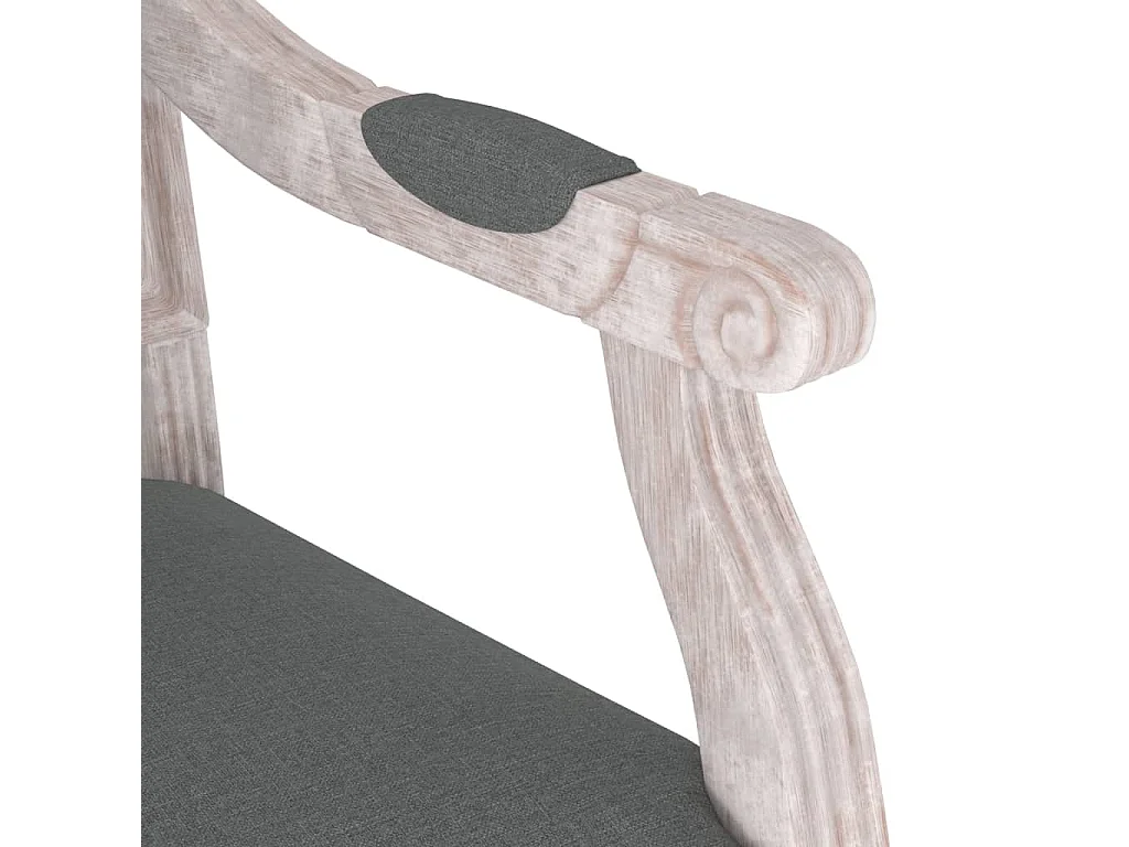 Poltrona cinza escuro 54x59x99 cm tecido