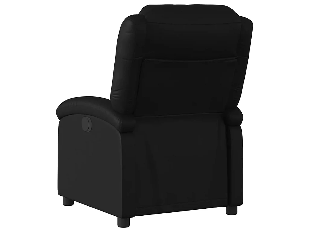 Fauteuil inclinable Noir Similicuir
