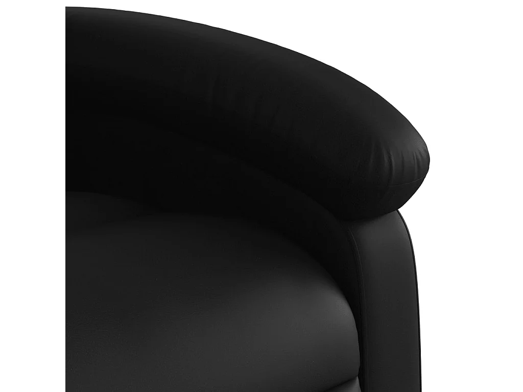 Fauteuil inclinable Noir Similicuir