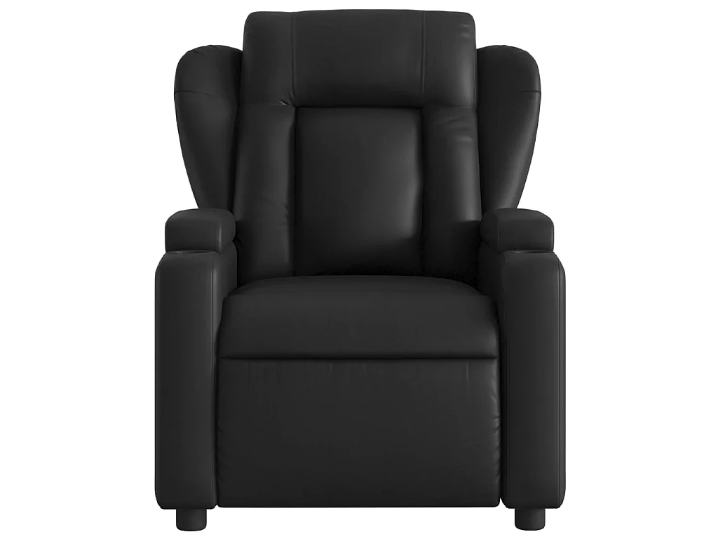 Fauteuil inclinable Noir Similicuir