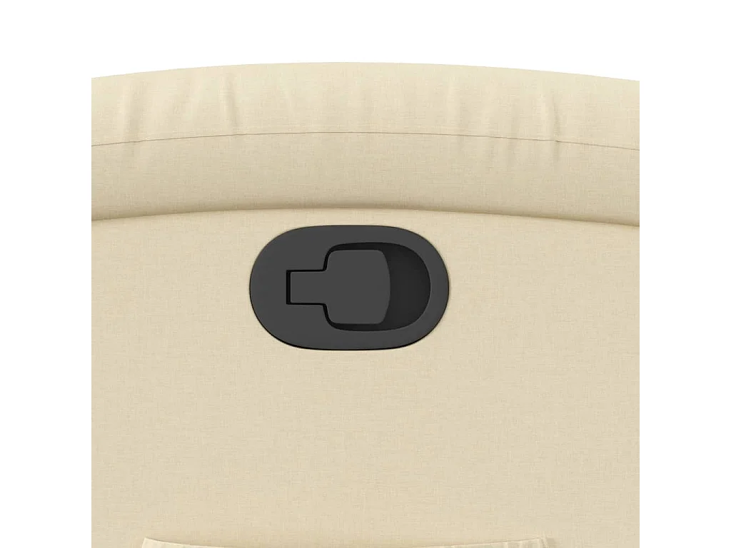 Tessuto color crema per poltrona reclinabile