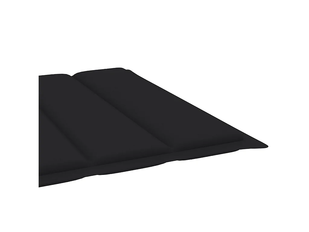 Sdraio da giardino con tavolino e cuscino Pino impregnato