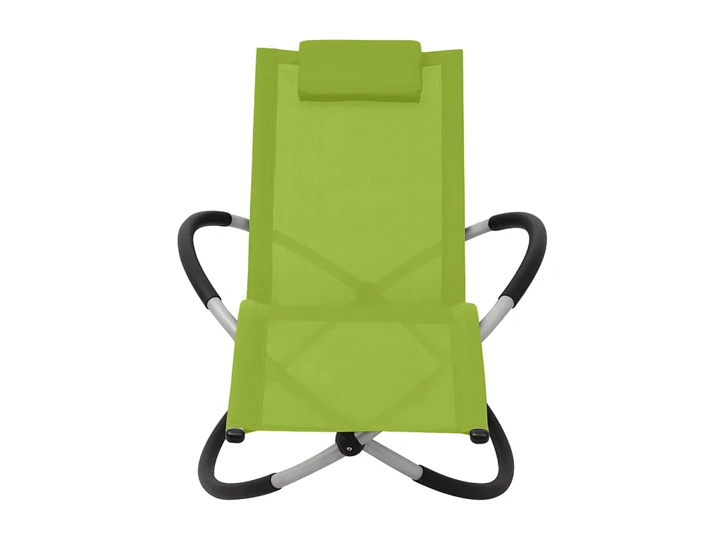 Geometrischer Outdoor-Loungesessel Steel Green