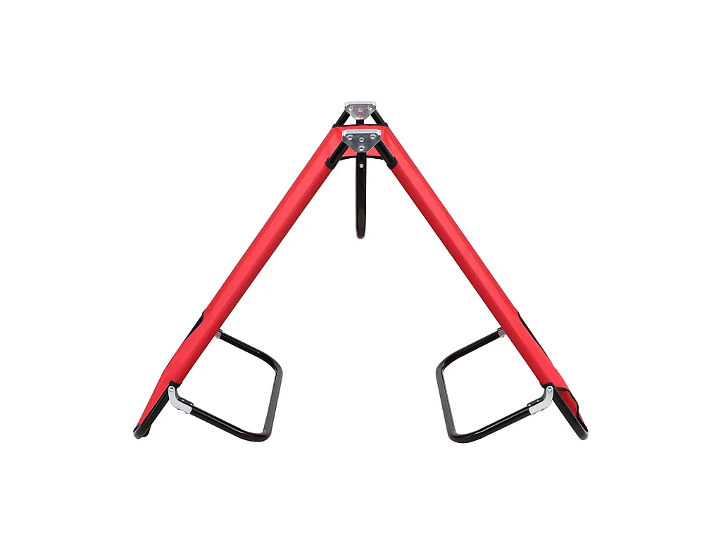 Chaise longue pliable Rouge Acier