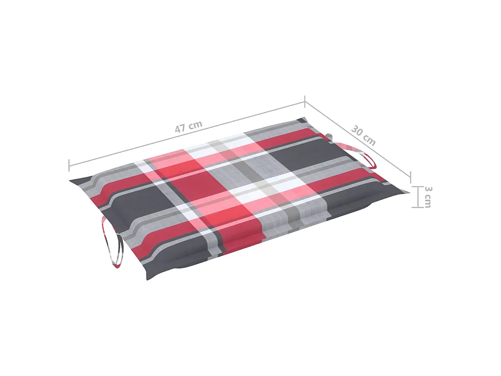 Chaise longue de jardin avec table et coussin Bois d'acacia