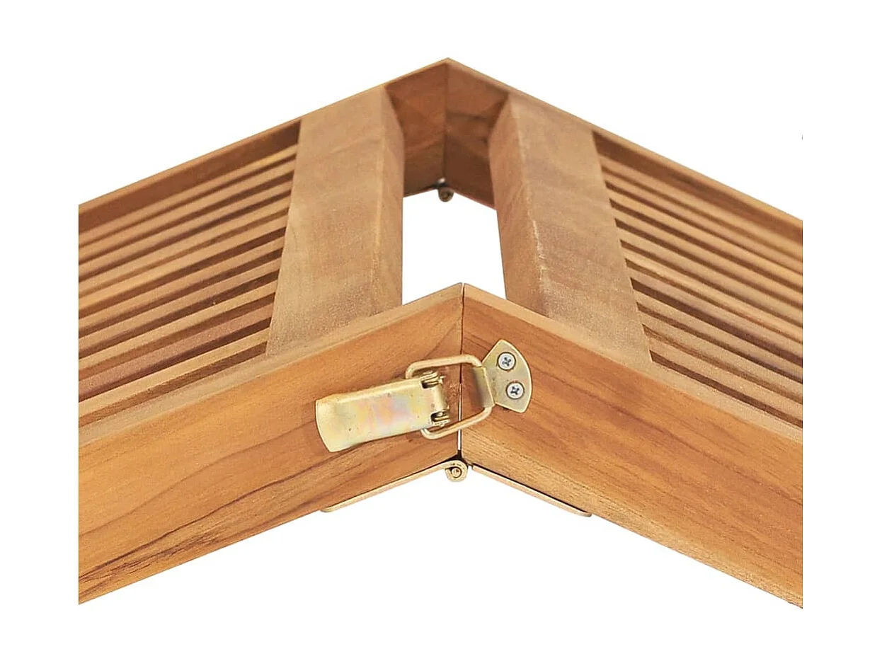 Chaise longue Bois de teck solide