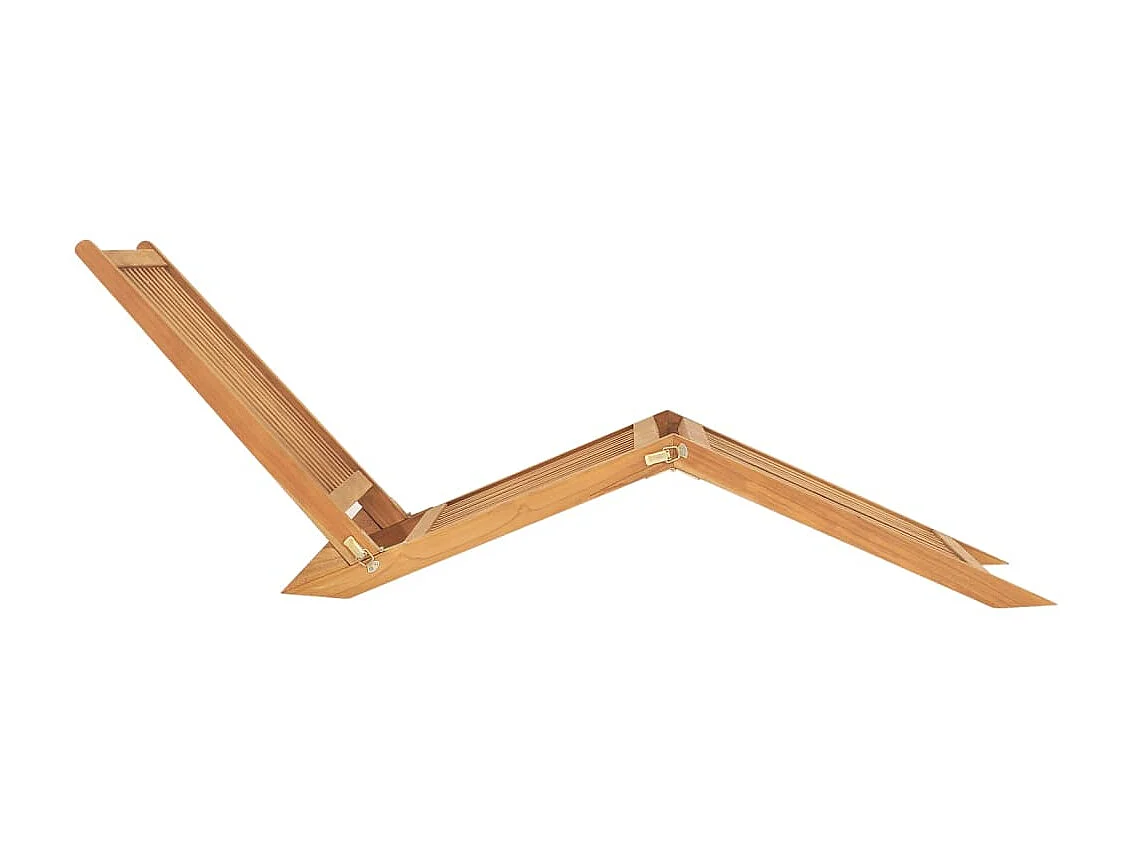 Chaise longue Bois de teck solide