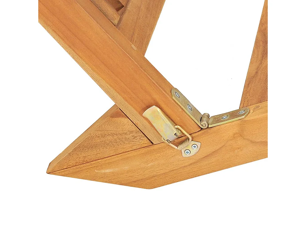 Chaise longue Bois de teck solide