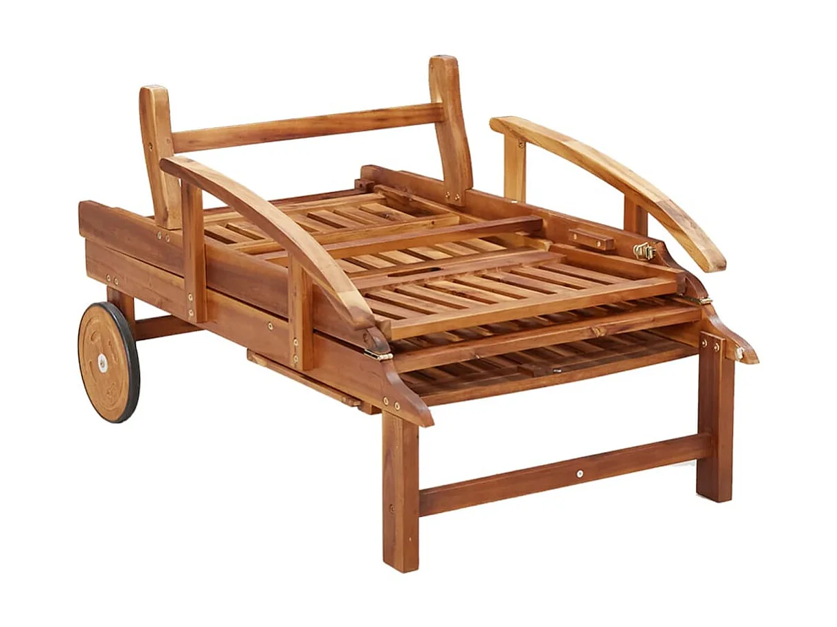 Sillones 2 piezas Madera maciza de acacia