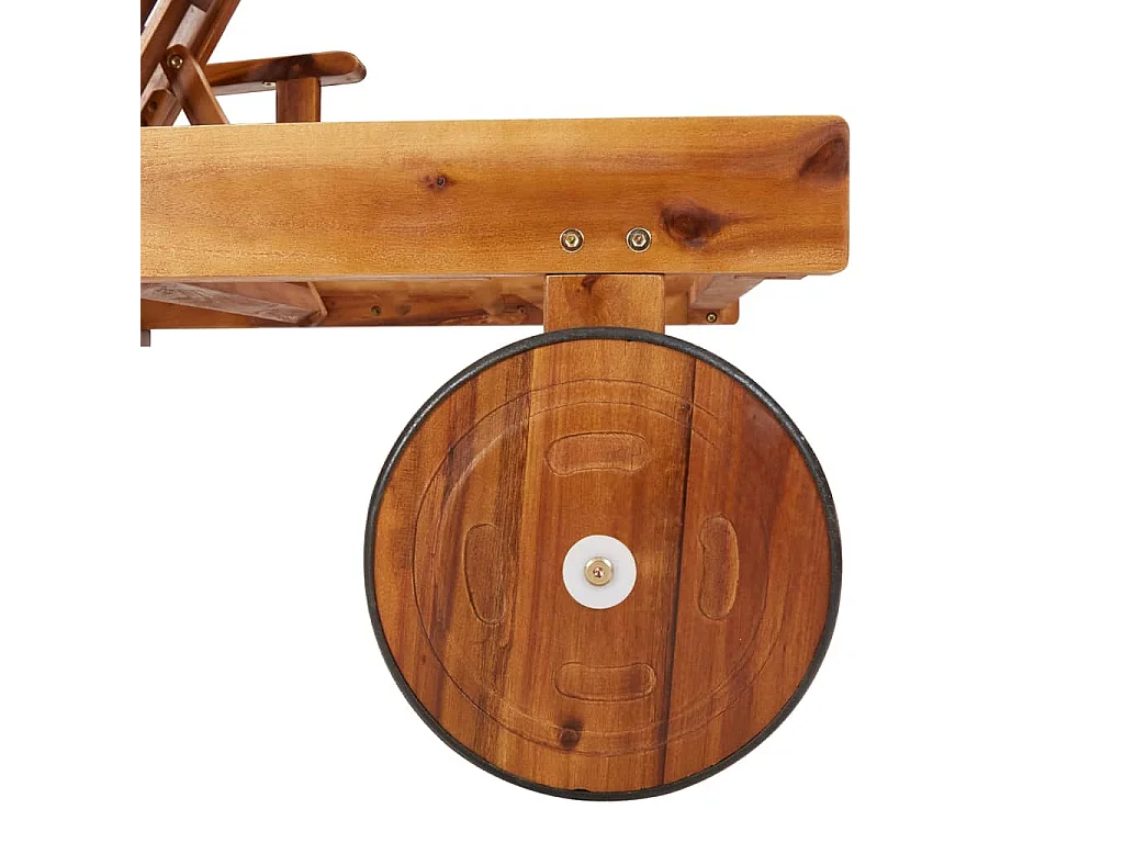 Sillones 2 piezas Madera maciza de acacia