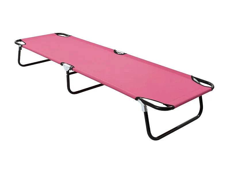 Poltrona lounge pieghevole Steel Pink