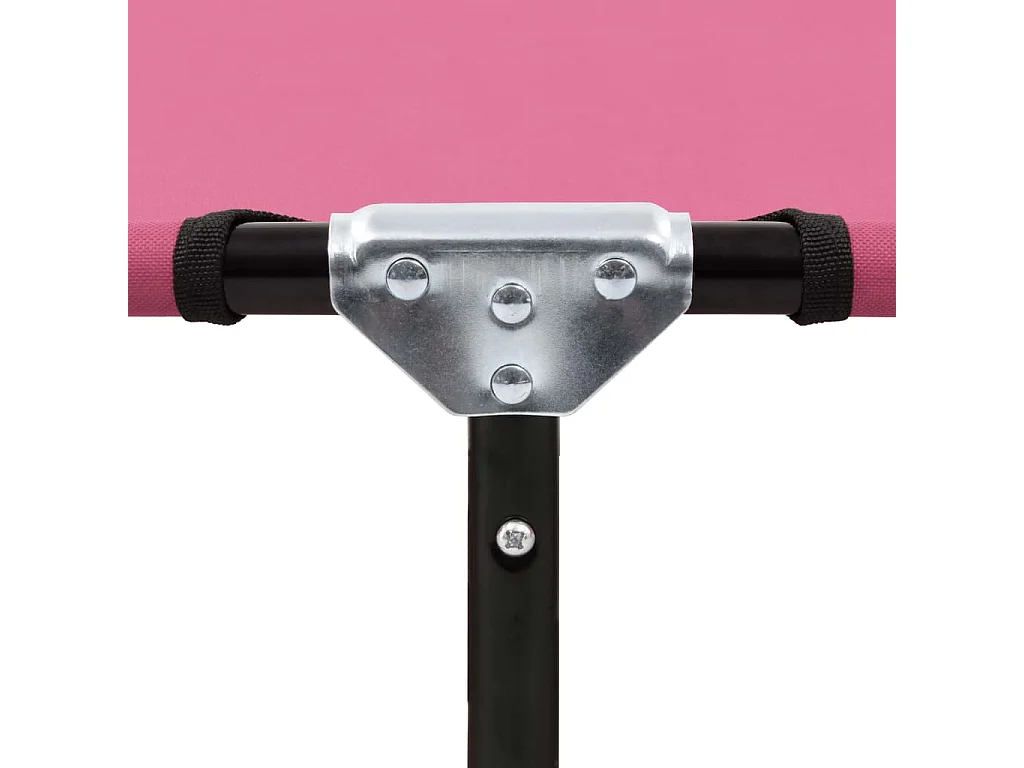 Poltrona lounge pieghevole Steel Pink