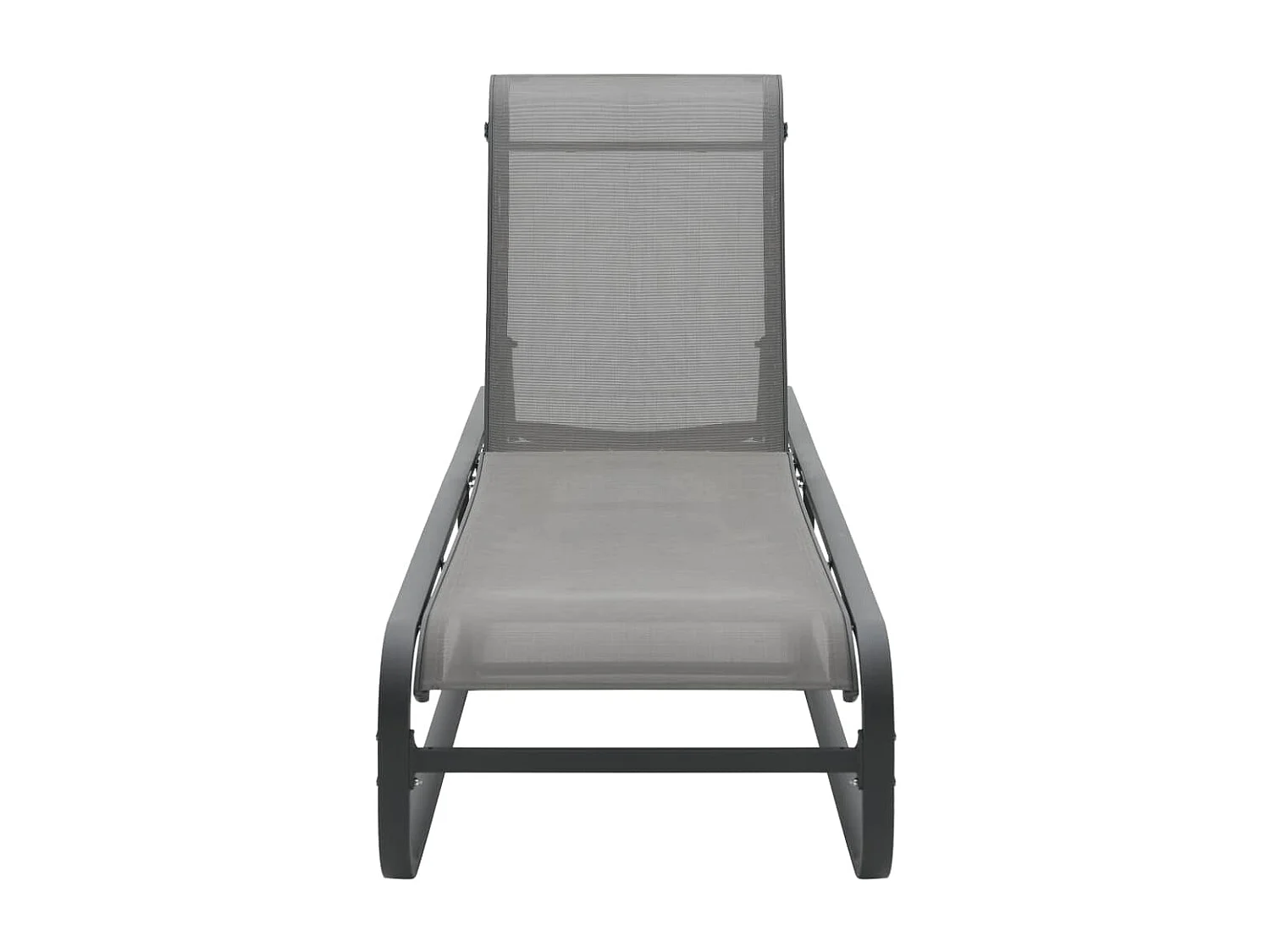 Chaise longue Aluminium et textilène