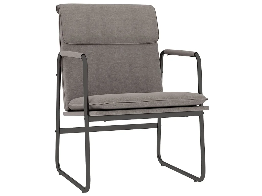 Poltrona lounge tortora 55x64x80 cm Tessuto