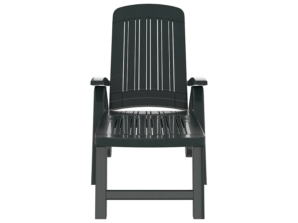Chaise longue pliable Polypropylène Vert