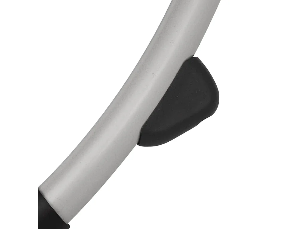 Chaise longue géométrique d'extérieur Acier Noir et gris