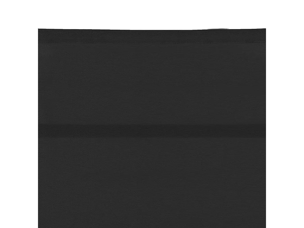 Loungesessel aus Textilene und Aluminium Schwarz