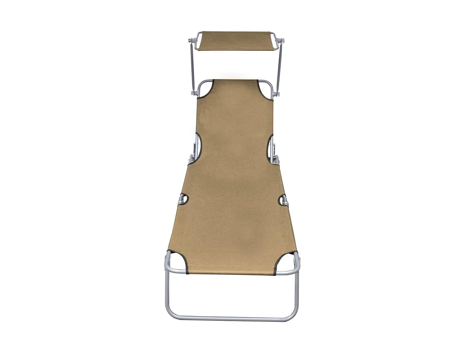 Poltrona dobrável com dossel Steel Taupe