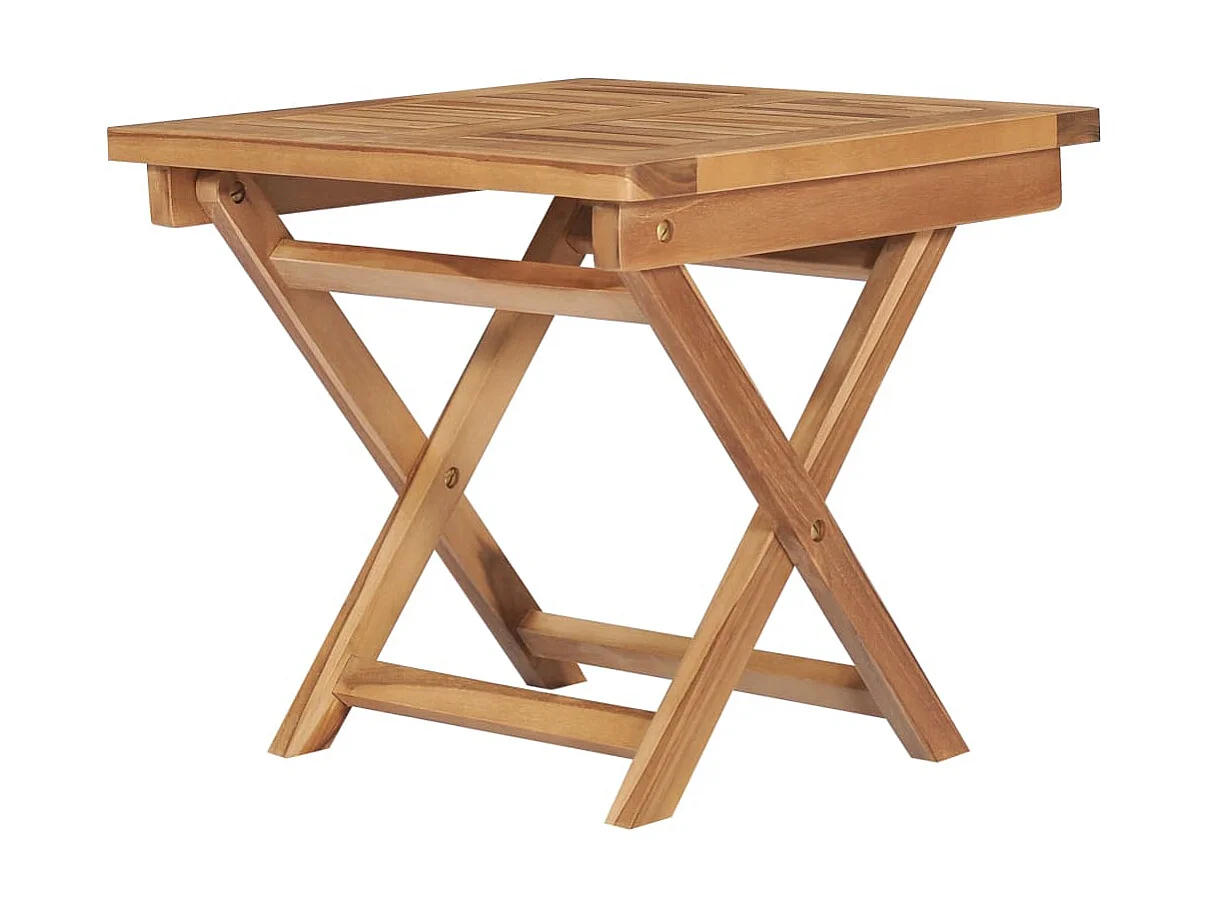 Sillón plegable con mesa Madera maciza de teca