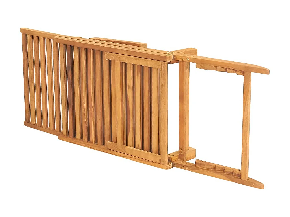 Chaise longue Bois de teck solide