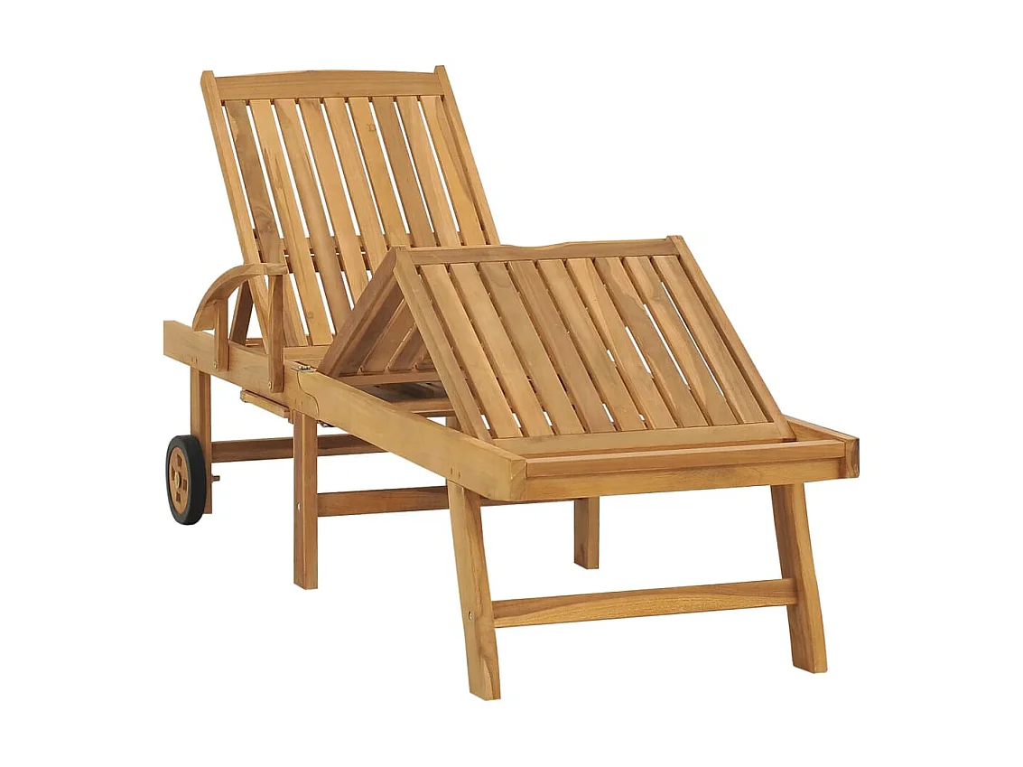 Poltrona lounge con tavolo Legno massello di teak