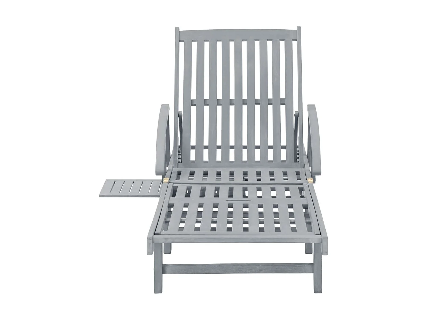 Poltrona da giardino con cuscino. Legno massello di acacia