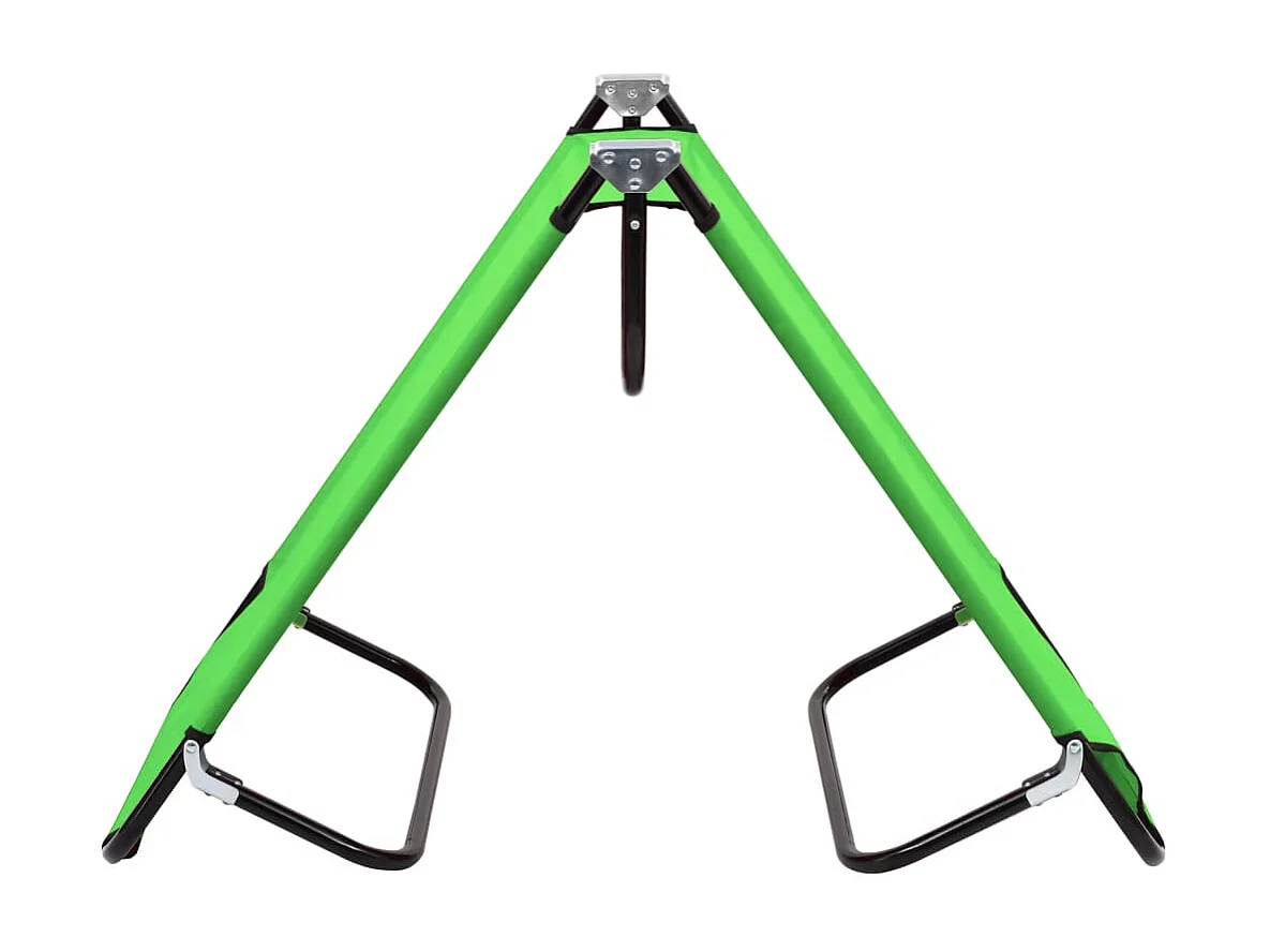 Chaise longue pliable Acier Vert